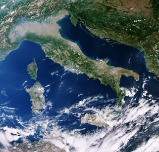 Italy and Mediterranean (Photo: ESA)