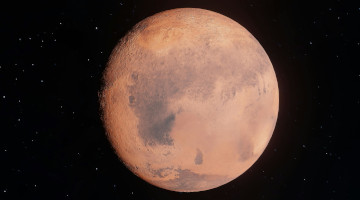 Planeten mars sett fra verdensrommet. Kilde: pexels.com